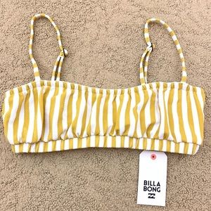 Billabong cassy stripe bralette top MEDIUM